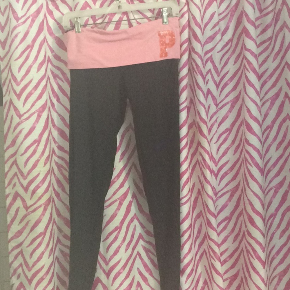 Pink yoga pants